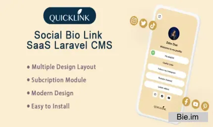 QuickBioLink  - Bio Link SaaS for Creators, Influencers and Businesses