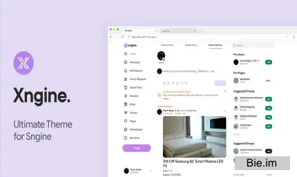 Xngine - The Ultimate Sngine Theme