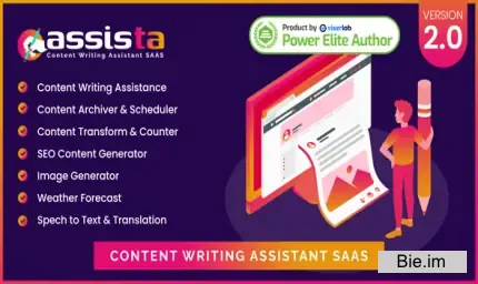 Assista - Content Writing Assistant as SAAS
