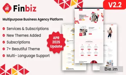 FinBiz - Multipurpose Business Agency Platform