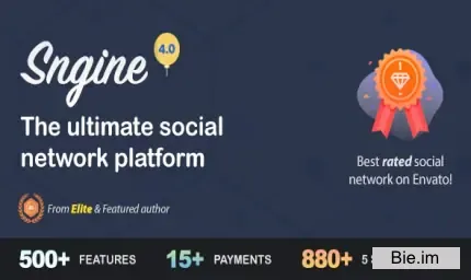 Sngine - The Ultimate PHP Social Network Platform