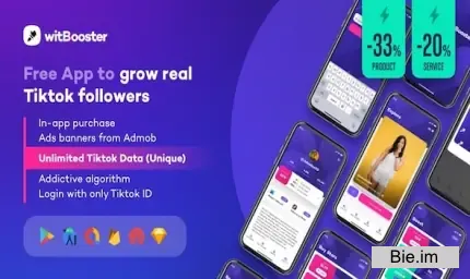 WitBooster - Free App to grow real Tiktok video followers for Android