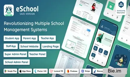 eSchool SaaS - School Management System with Student