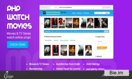 PHP Watch Movies Script