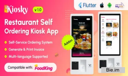 Kiosky – Restaurant Self Ordering Kiosk App for FoodKing