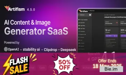 Artifism - AI Content & Image Generator SaaS