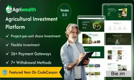 AgriWealth - Agricultural HYIP Investment and Ecommerce Solution