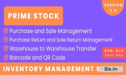 PrimeStock - Inventory Management Software
