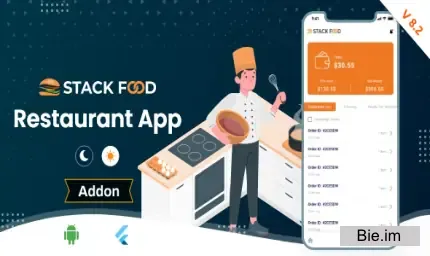StackFood Multi Restaurant - Food Ordering Restaurant App v8.4