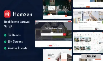 Homzen v1.3.0 - Laravel Real Estate Agency Portal Multilingual - nulled