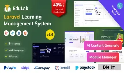 Edulab LMS v1.7 - Laravel Learning Management System with Tailwind CSS