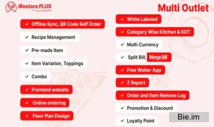 iRestora PLUS Multi Outlet - Next Gen Restaurant POS