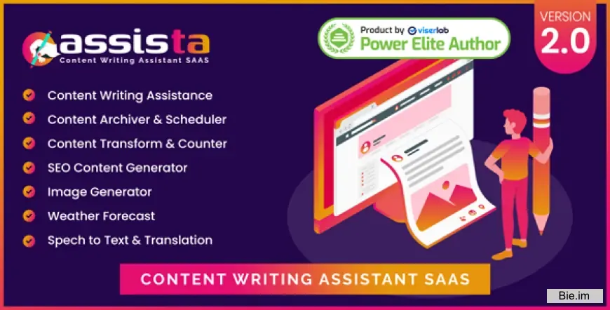 Assista- Content Writing Assistant as SAAS