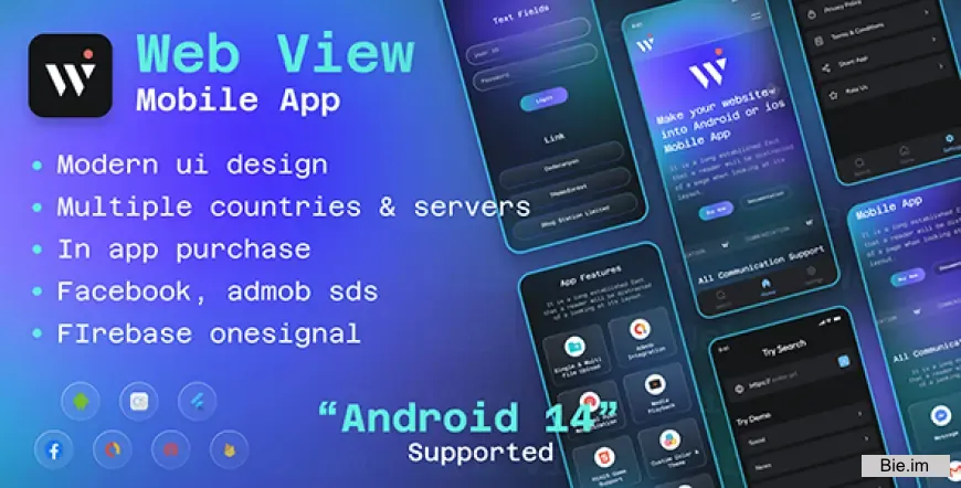 Flutter Webview - Web to App Converter for Flutter