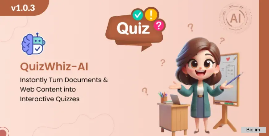 AI Powered Quiz Generator - QuizWhiz AI - Built With Laravel
