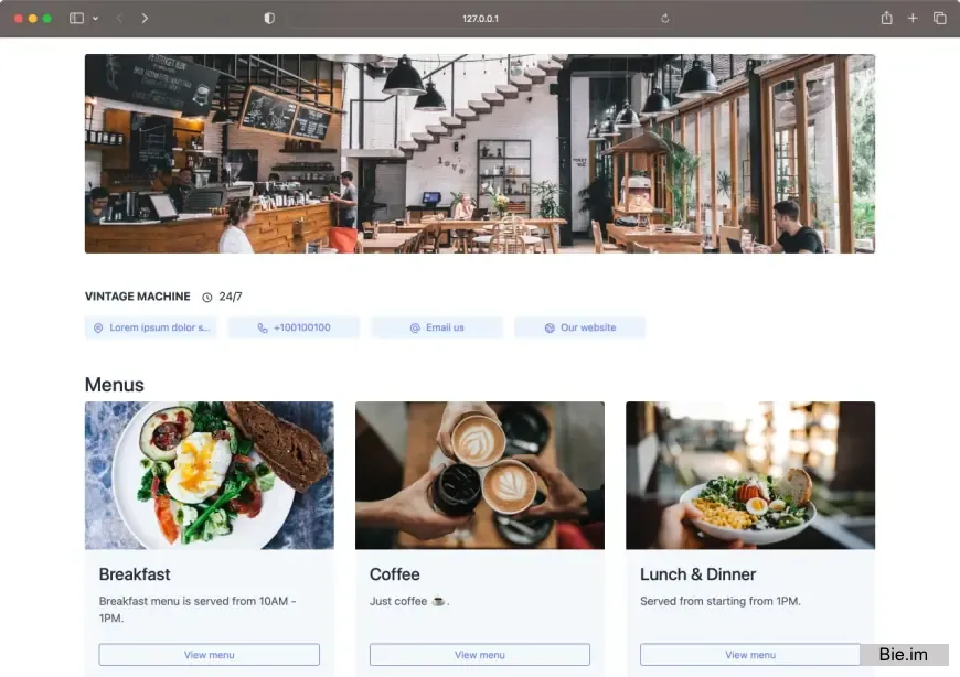 66qrmenu - Touchless QR Code Menus