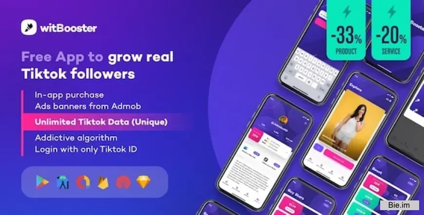 WitBooster - Free App to grow real Tiktok video followers for Android