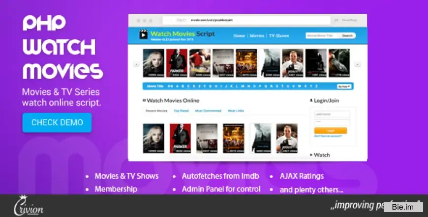 PHP Watch Movies Script