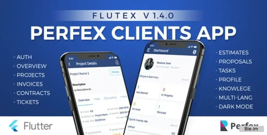 Flutex - Perfex CRM Customer Mobile App