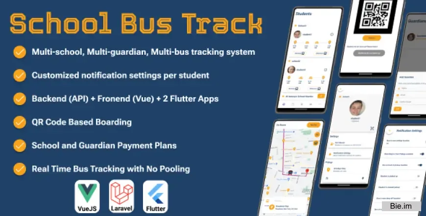 SchoolBusTrack - Multi School System for School Bus Tracking
