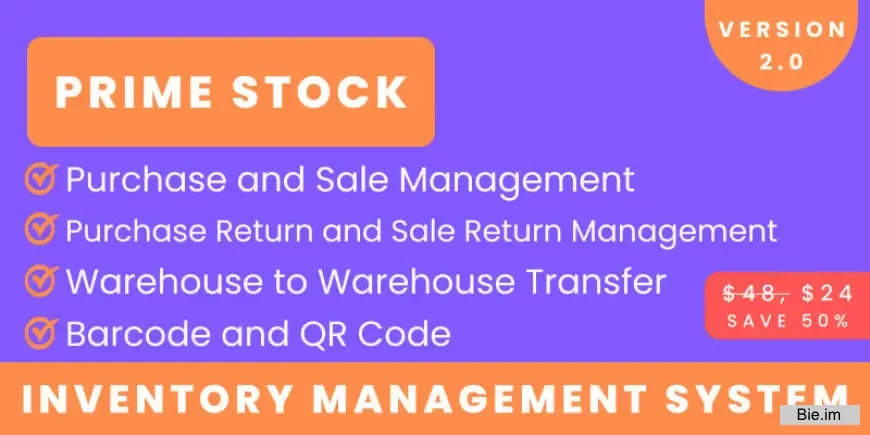PrimeStock - Inventory Management Software