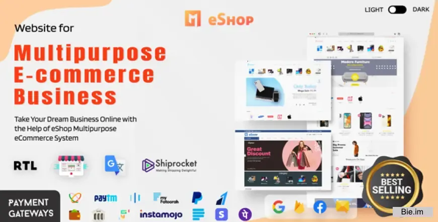 eShop Web - Multi Vendor eCommerce Marketplace/CMS