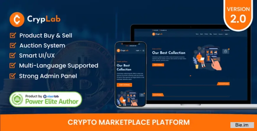 CrypLab - Crypto Marketplace Platform