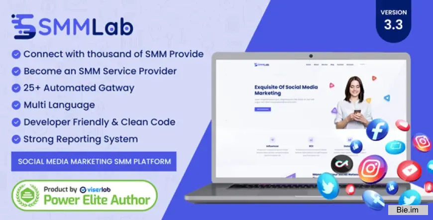 SMMLab - Social Media Marketing SMM Platform