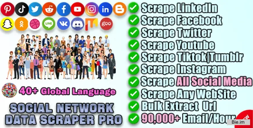 Social Network Data Scraper Pro
