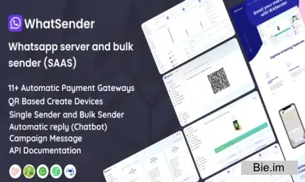WhatSender v4.6.5 - Whatsapp server and bulk sender (SAAS) - nulled