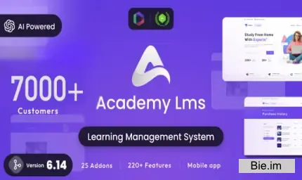 Academy LMS v6.15 - Learning Management System - nulled
