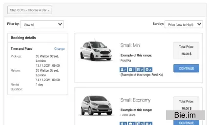 Car Rental Script v3.0
