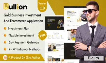 Bullion v1.0 - Gold HYIP Investment And Ecommerce Application