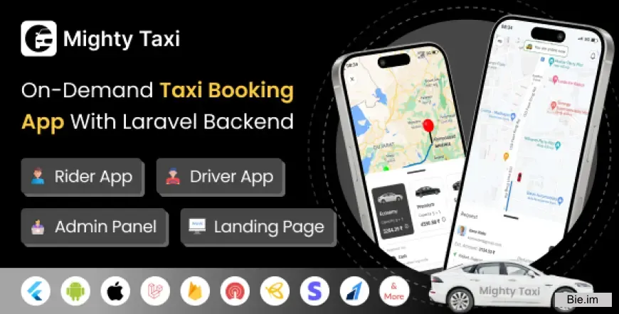 MightyTaxi - Flutter Online Taxi Booking Full Solution