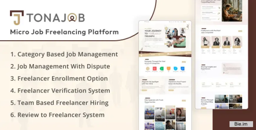 TonaJob - MicroJob Freelancing Platform