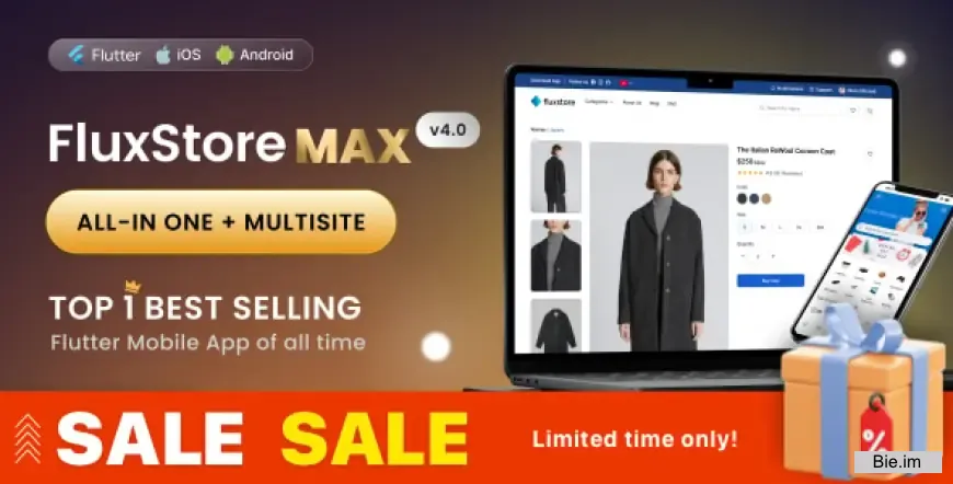 FluxStore MAX - The All-in-One and Multisite E-Commerce Flutter App for Businesses of All Sizes