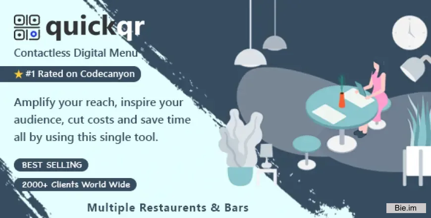 QuickQR Pro- Saas - QR Code Restaurant Menu Maker - Laravel CMS