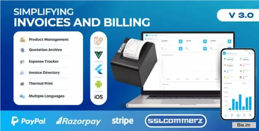 InvoiceX v3.0 - Billing and Invoice Management Systems