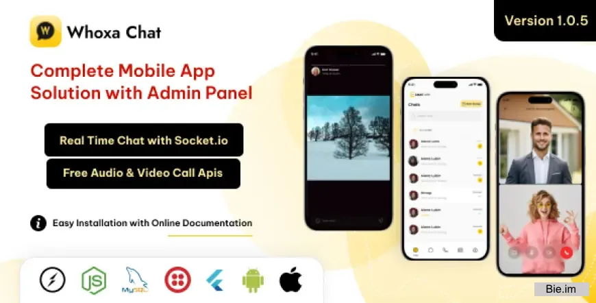 Whoxa App v1.0.5 - Whatsapp Clone App