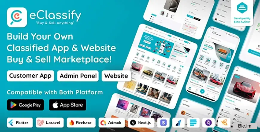 eClassify v2.6.0 - Classified Buy and Sell Marketplace Flutter App with Laravel Admin Panel