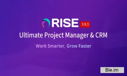 RISE v3.9.3 - Ultimate Project Manager & CRM