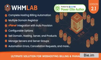 WHMLab v2.1 - Ultimate Solution For WebHosting Billing And Management - nulled