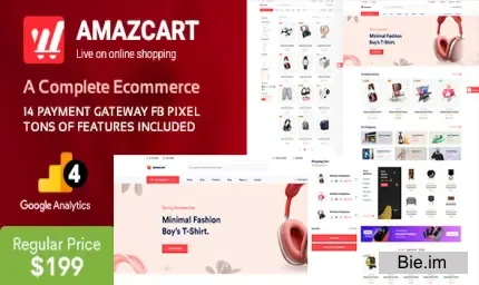 AmazCart v5.1.3 - Laravel Ecommerce System CMS - nulled