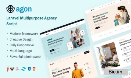 Agon v1.18.5 - Laravel Multipurpose Agency Script - nulled