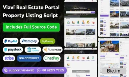 Viavi Real Estate Portal v1.1 - Property Listing Script - nulled