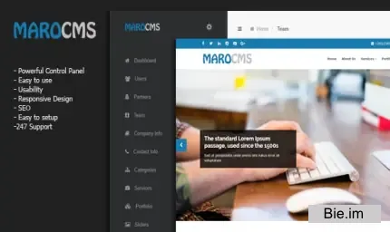 MaroCMS - Business CMS v3.1 nulled