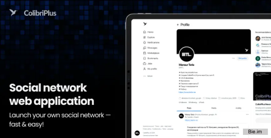ColibriPlus - The Social Network Web Application - 2 July 2025