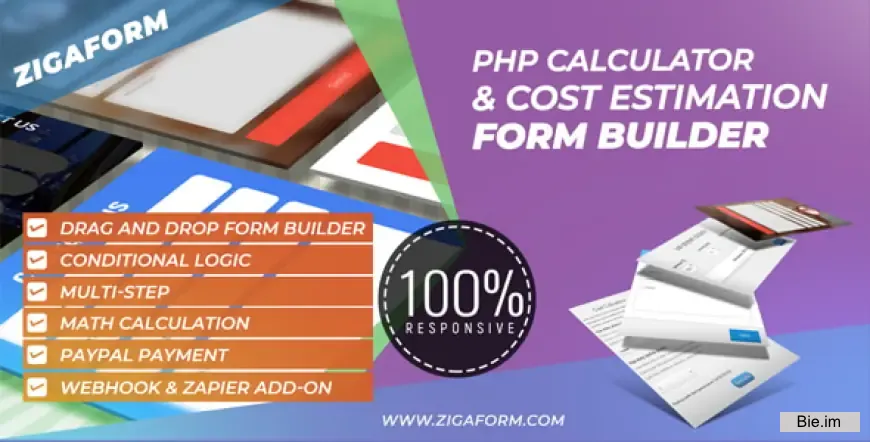 Zigaform PHP Calculator & Cost Estimation Form Builder v7.6.1