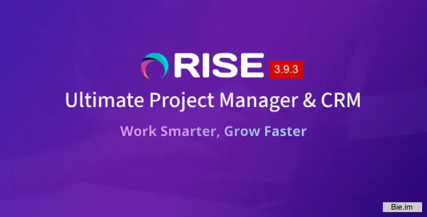 RISE v3.9.3 - Ultimate Project Manager & CRM