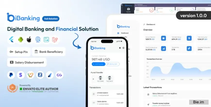iBanking v1.0.0 - Digital Banking and Financial Solution